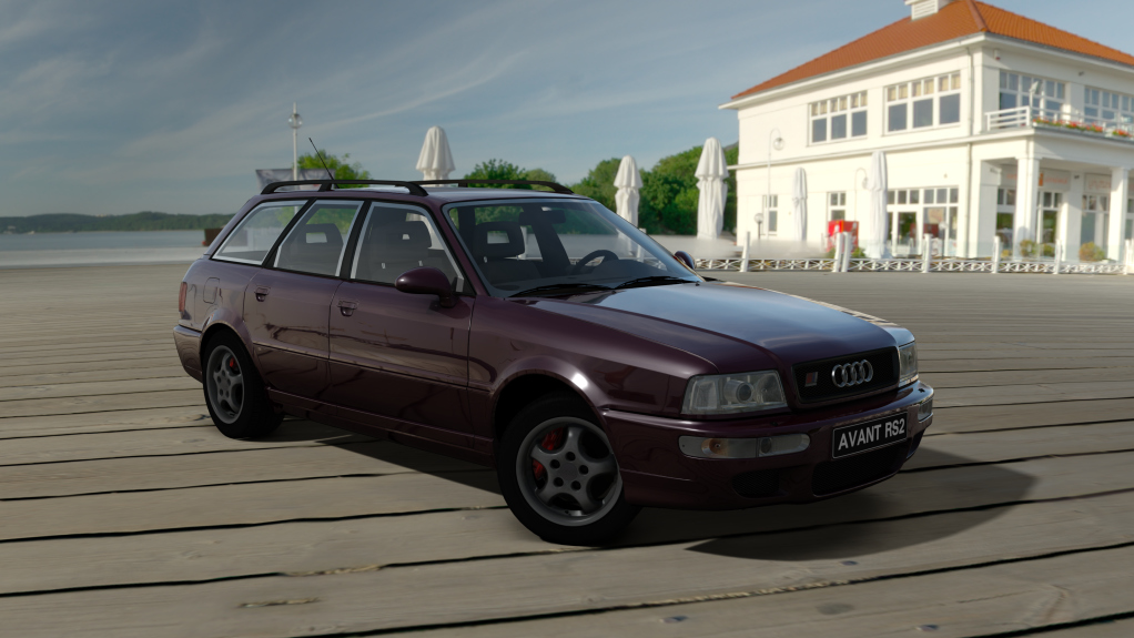 Audi RS2 Sleeper Wagon - 4300HP+ BoostByGear MkElite Tuned, skin Ruby_Red