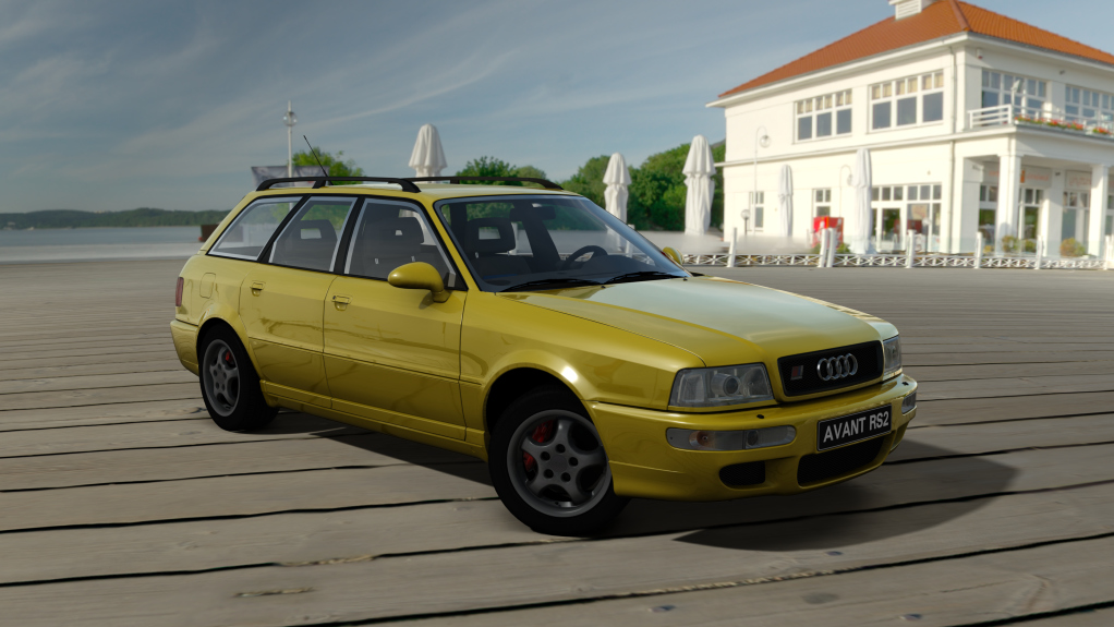 Audi RS2 Sleeper Wagon - 4300HP+ BoostByGear MkElite Tuned, skin Yellow