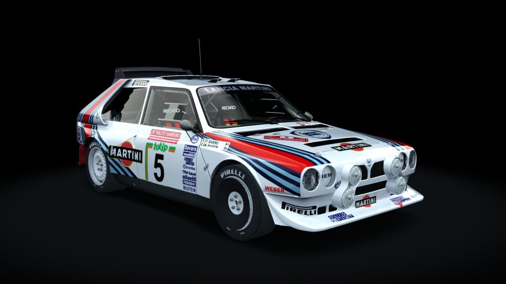 GrB Lancia Delta S4 ax, skin Biasion_Siviero__Rally_Sanremo_86