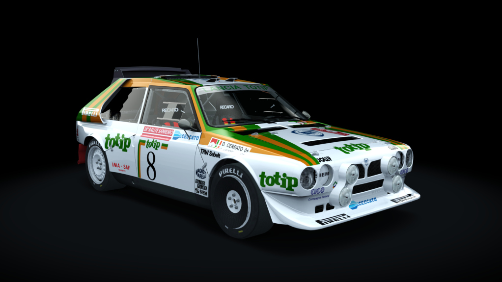 GrB Lancia Delta S4 ax, skin Cerrato_CerriRally_Sanremo_86