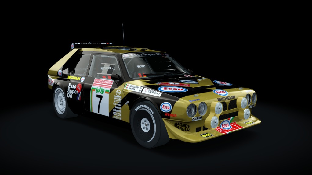 GrB Lancia Delta S4 ax, skin Tedeschini_Tabaton_Rally_Sanremo_86