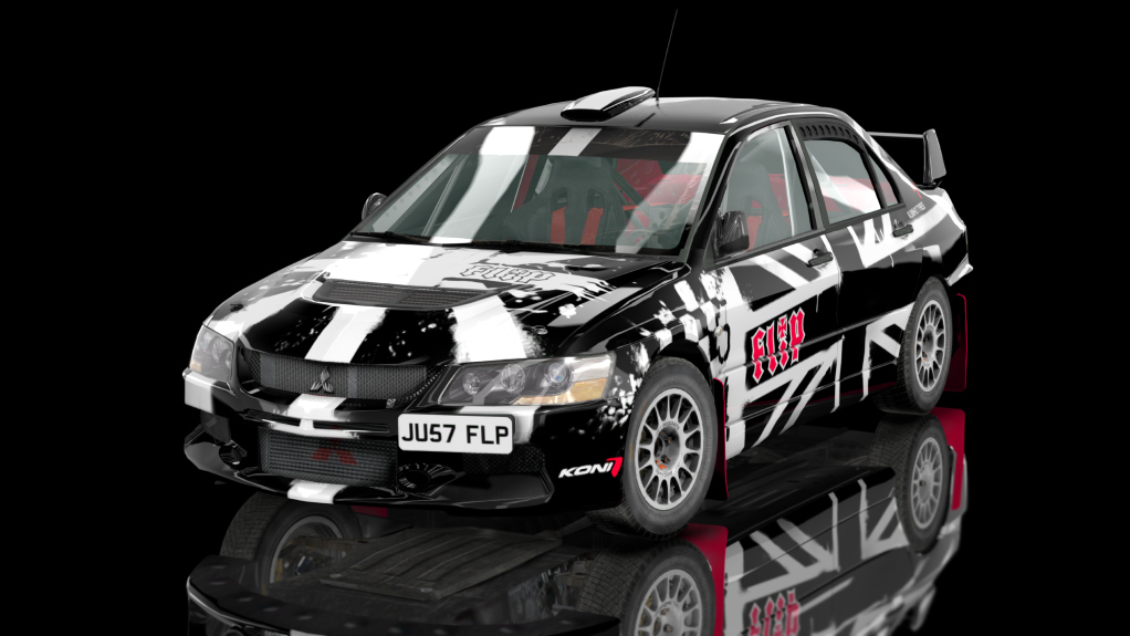 GRAVEL Mitsubishi EVO-IX R4 ax, skin 02