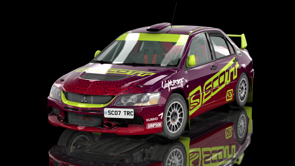 GRAVEL Mitsubishi EVO-IX R4 ax, skin 06