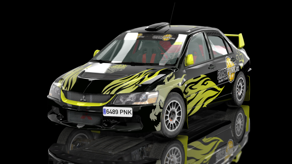 GRAVEL Mitsubishi EVO-IX R4 ax, skin 07