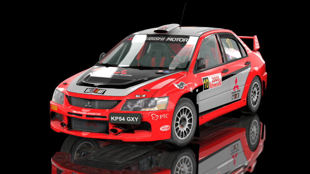 GRAVEL Mitsubishi EVO-IX R4 ax, skin 14