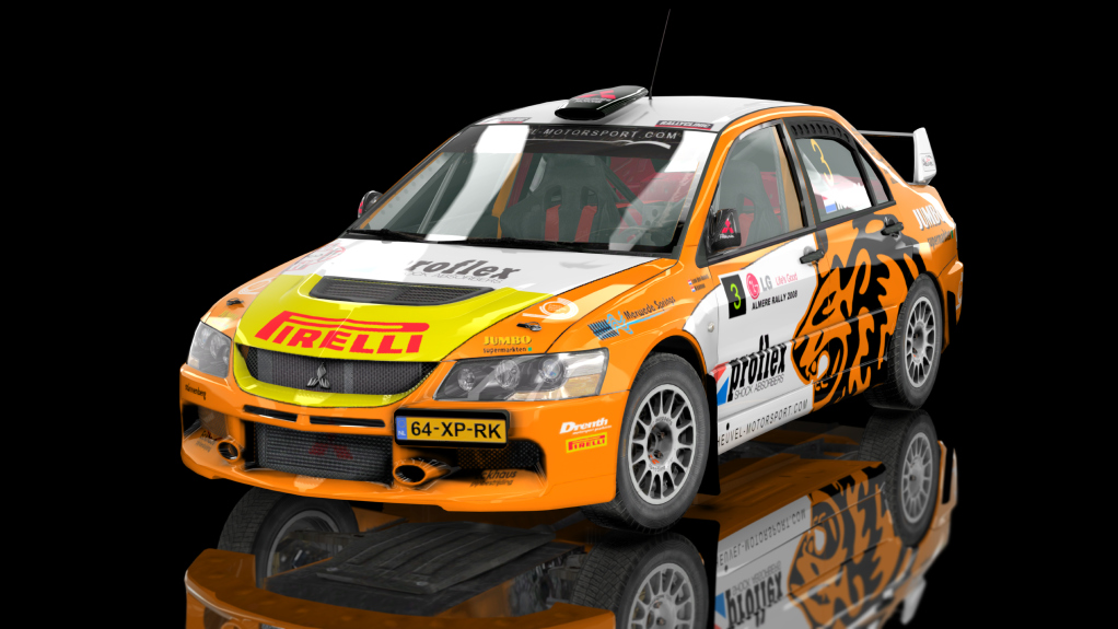 GRAVEL Mitsubishi EVO-IX R4 ax, skin 15