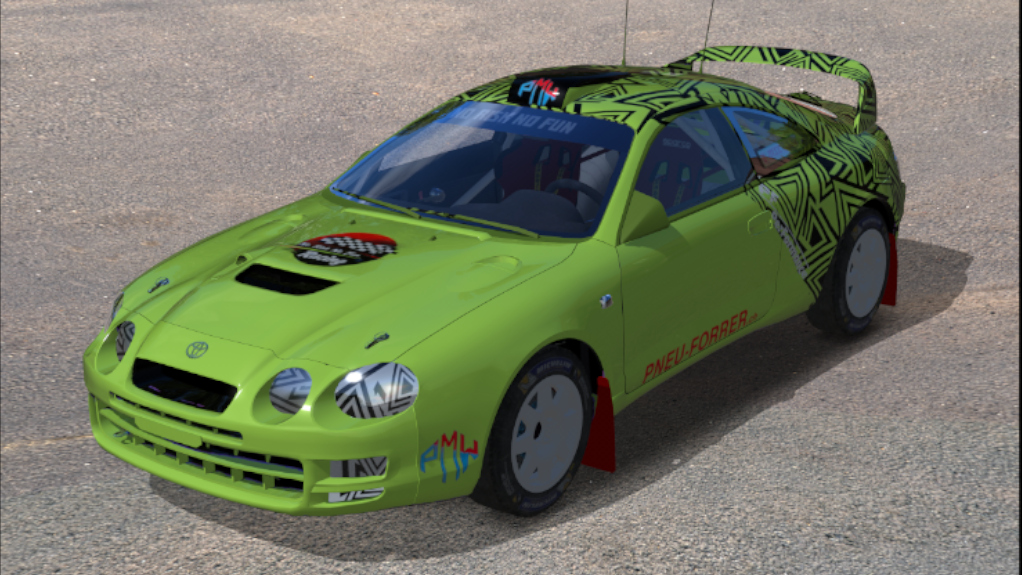 GRAVEL Toyota Celica ST205 GrA8 ax, skin PMW 2025