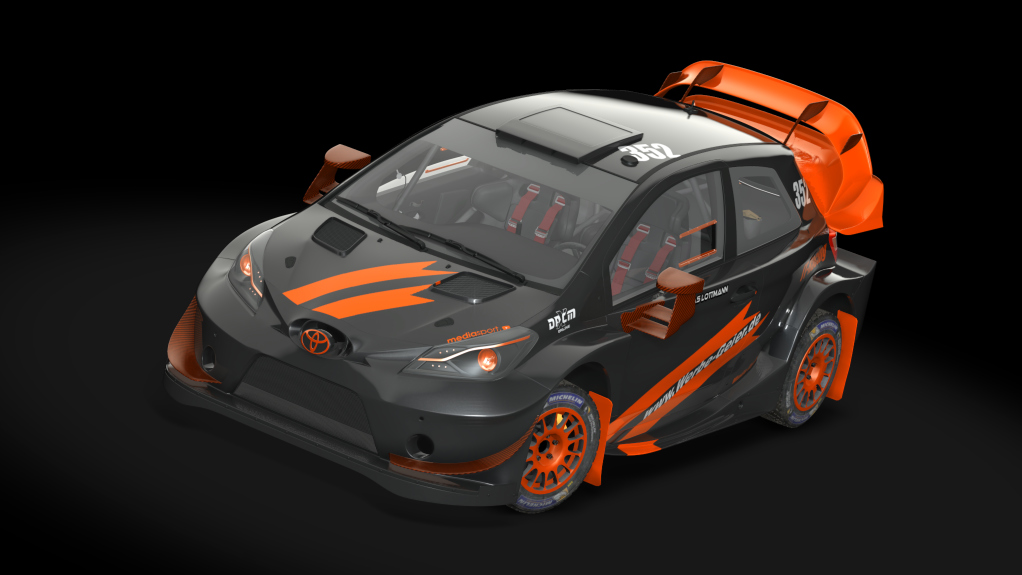 GRAVEL Toyota Yaris 2017 WRC DACM, skin Jonas Lottmann