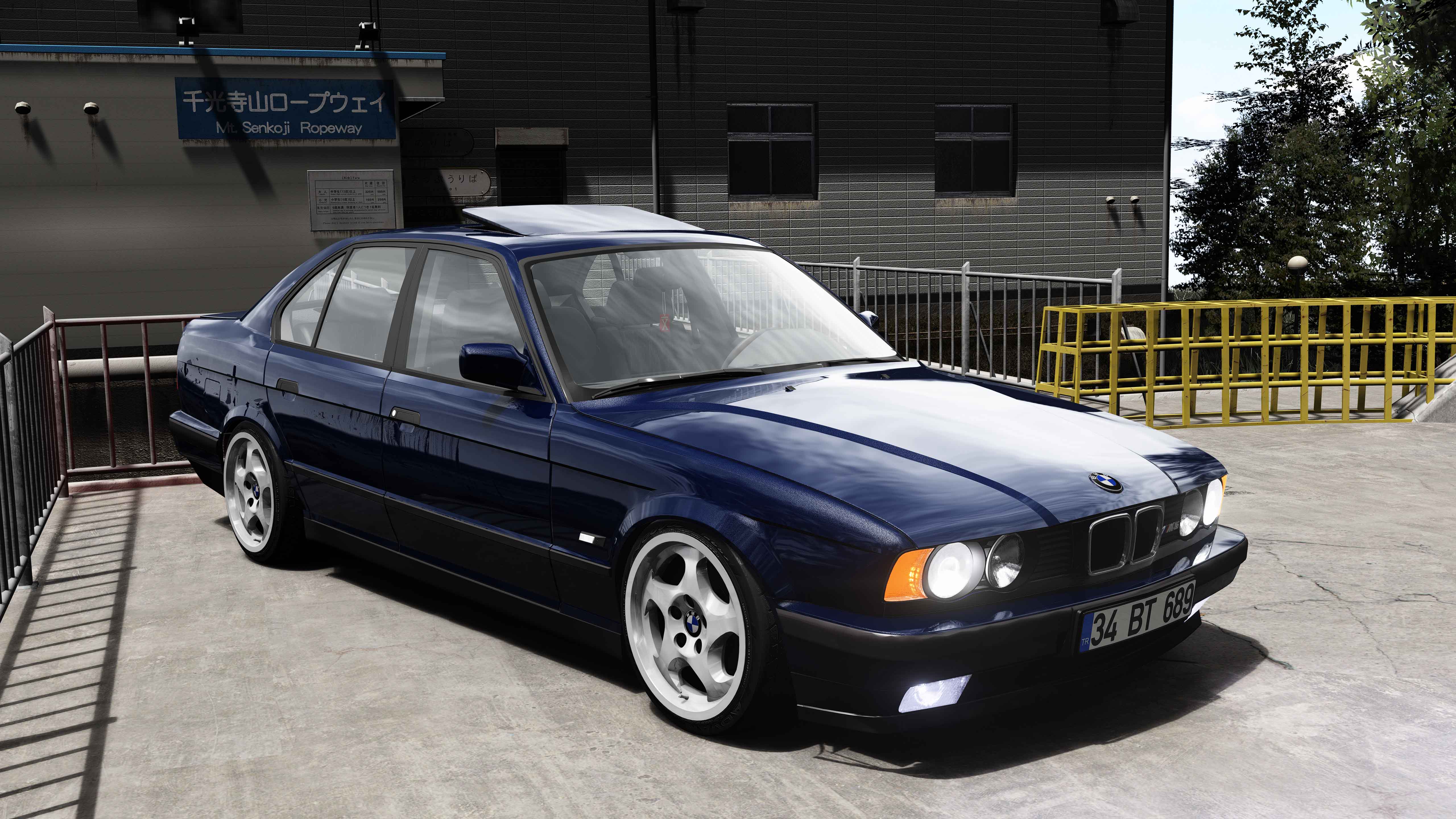 HDC BMW E34 M5, skin LemansBlue