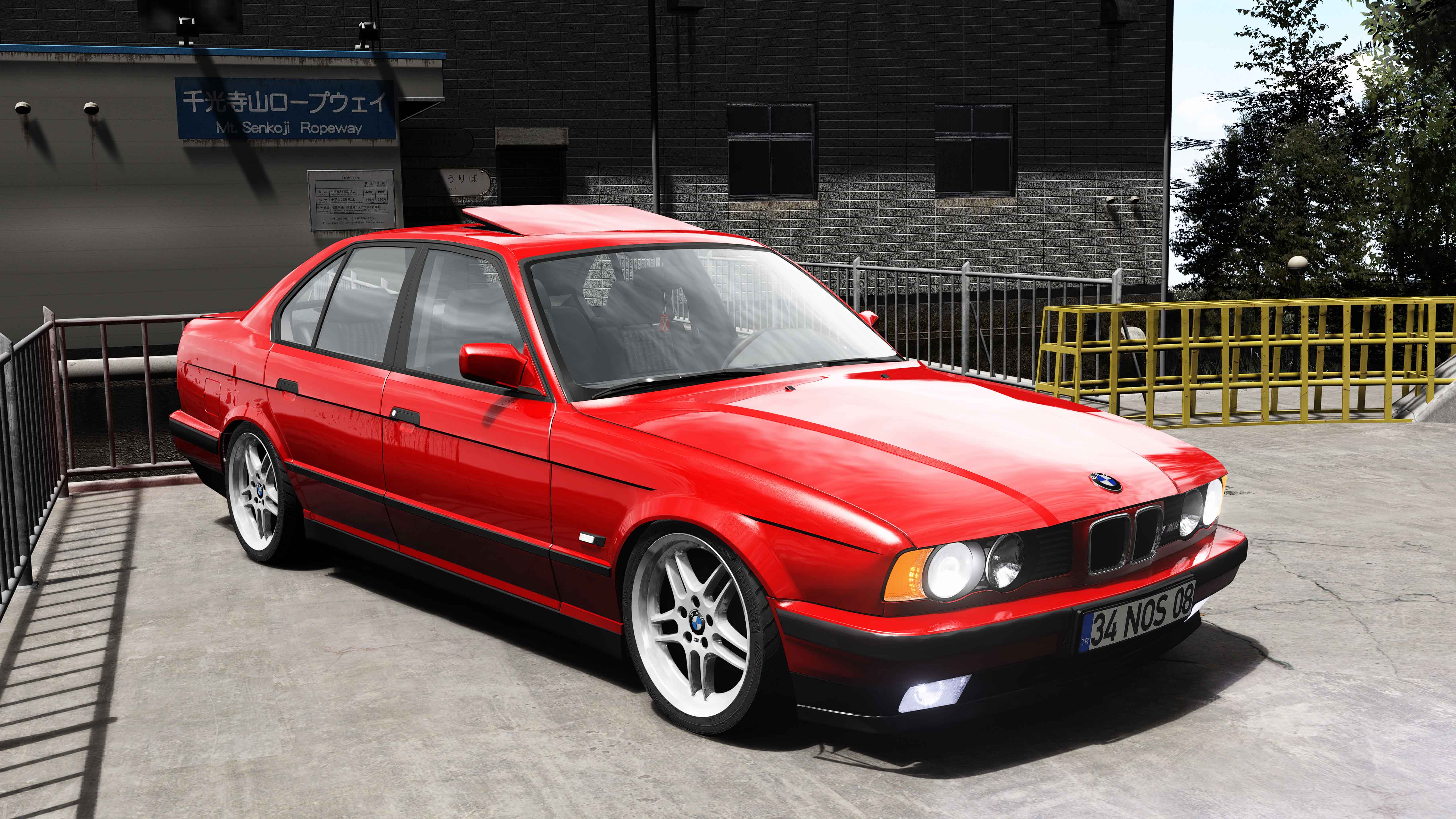 HDC BMW E34 M5, skin RED