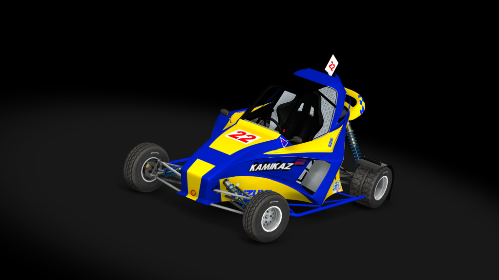 Kamikaz K2 Junior, skin POUBLANC_S