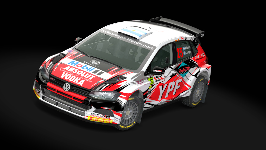 Volkswagen Polo R5, skin A.SANGOY