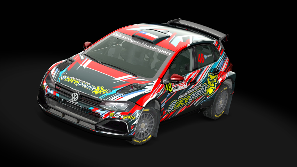 Volkswagen Polo R5, skin D.CARDENAS