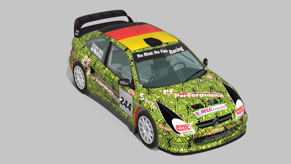 RallyCross Citroen Xsara T4 cl5, skin PF Xara Paul 2B