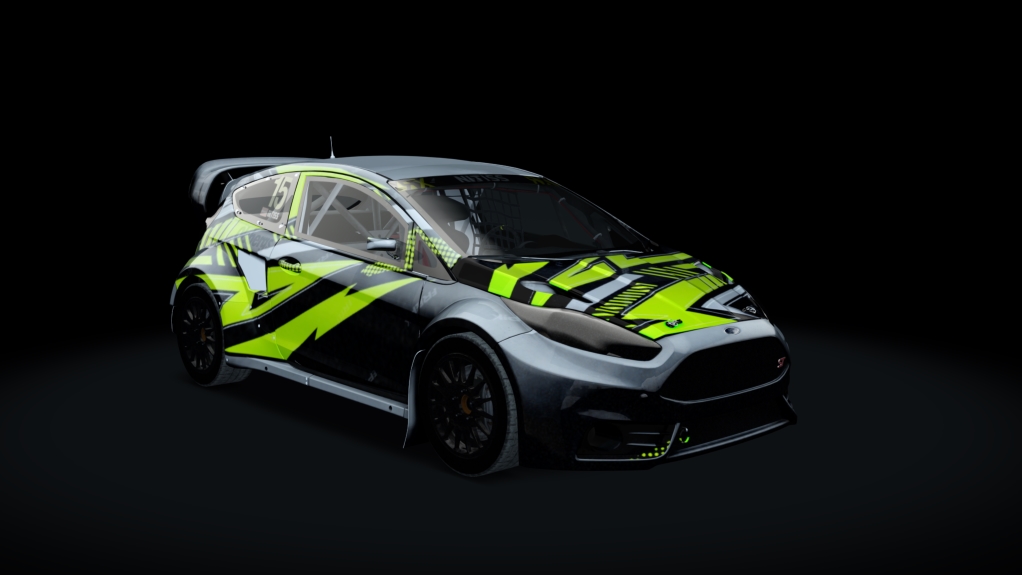 RallyCross Ford Fiesta ST, skin BKST Racing