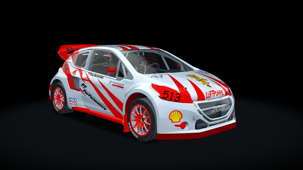 Rallycross Peugeot 208 KL5 Elias Kunte Ax-Online, skin E.Kunte AX-Online