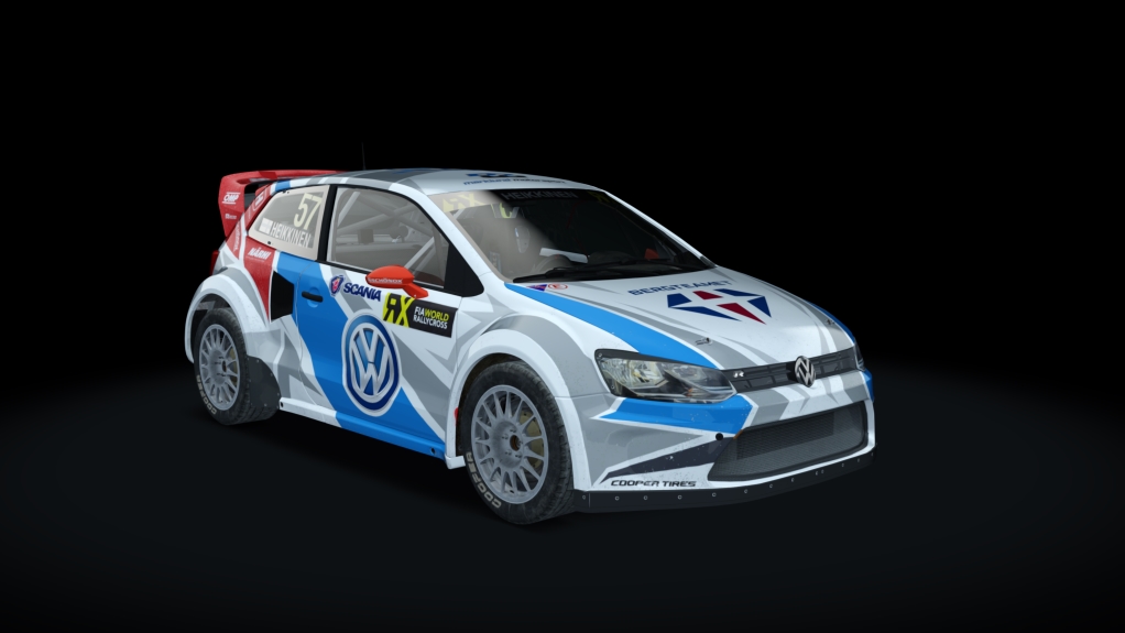 VW Polo RX '17 KL5 Jonas Lottmann, skin test