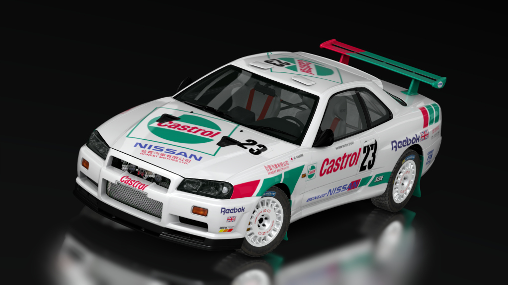 Nissan R34 Rally Gravel, skin 00_CASTROL