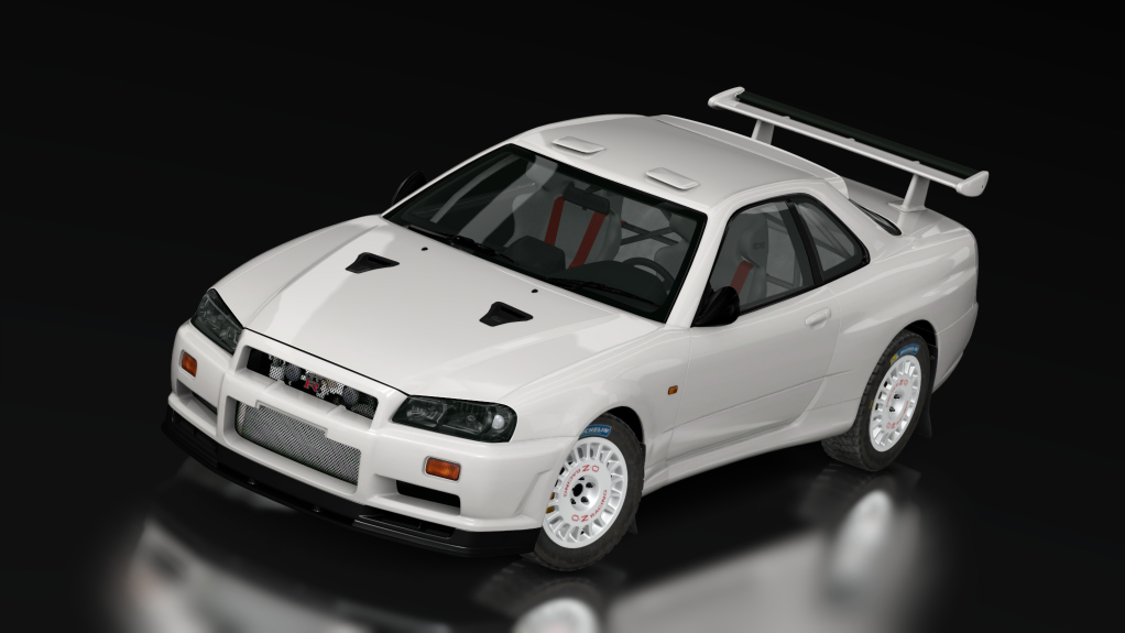 Nissan R34 Rally Gravel, skin 05_pearl_white