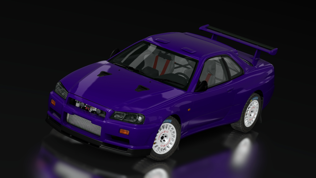 Nissan R34 Rally Gravel, skin 07_midnight_purple_ii