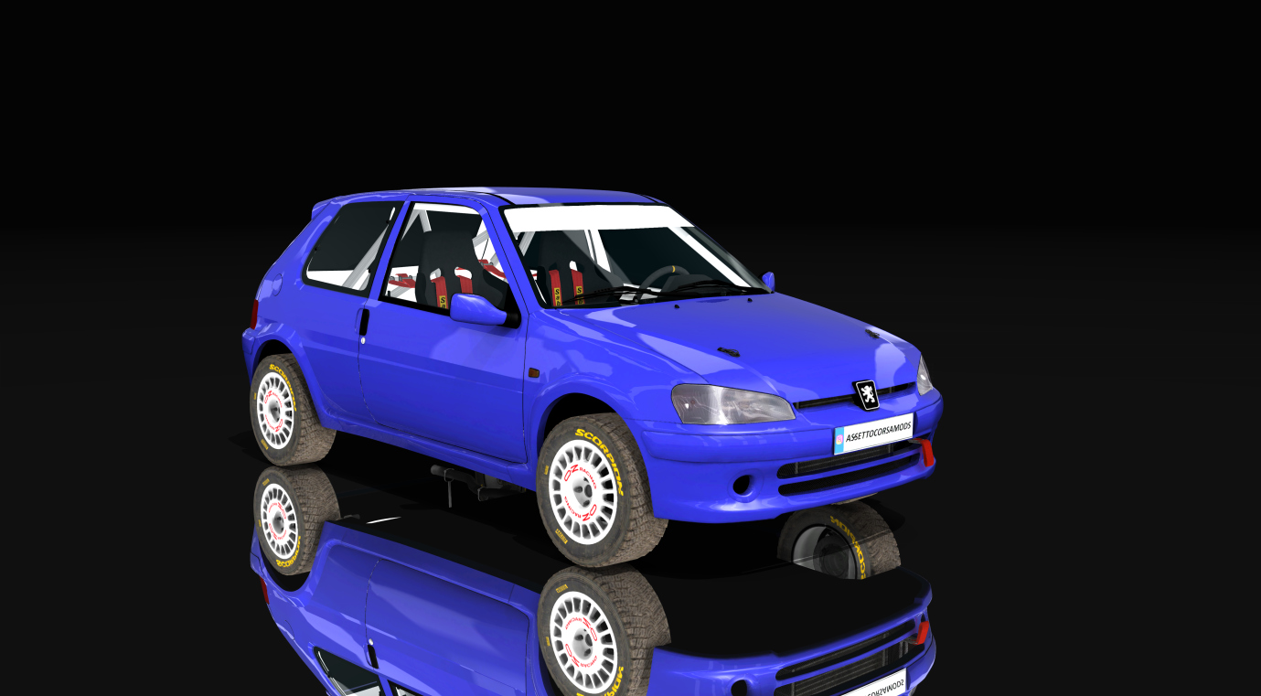 Peugeot 106 Rallye Gravel EVENTO RS N&F, skin 03_blue