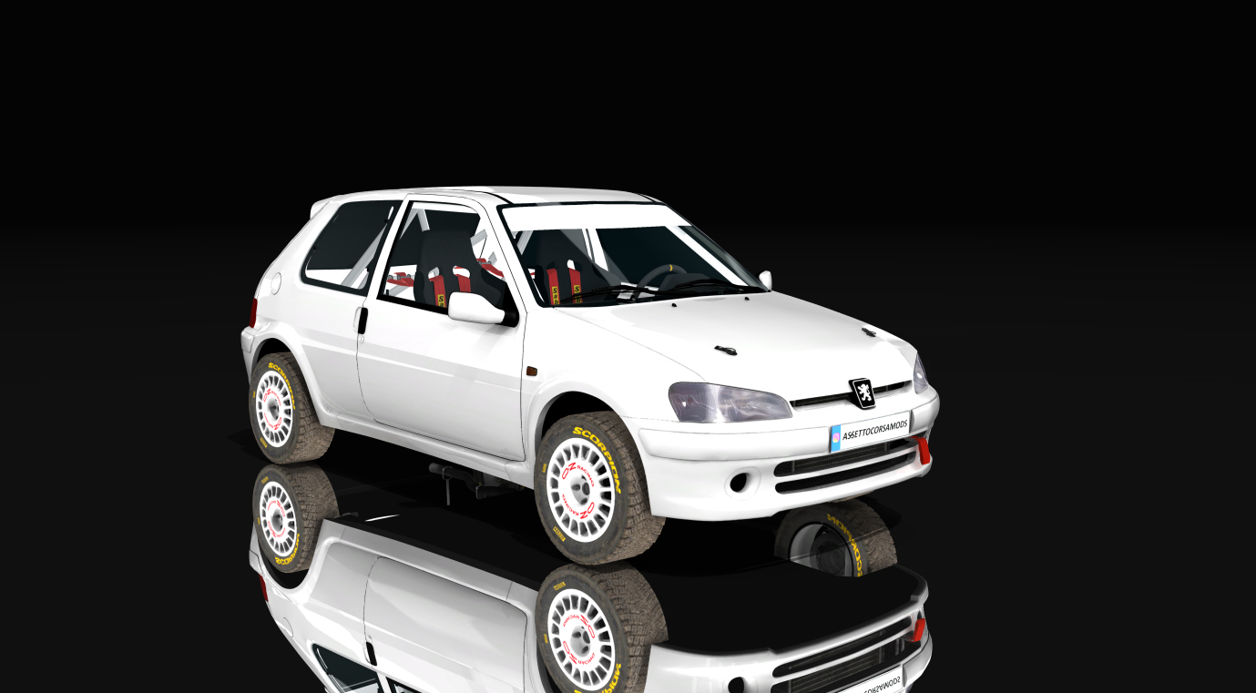 Peugeot 106 Rallye Gravel EVENTO RS N&F, skin 04_blanco