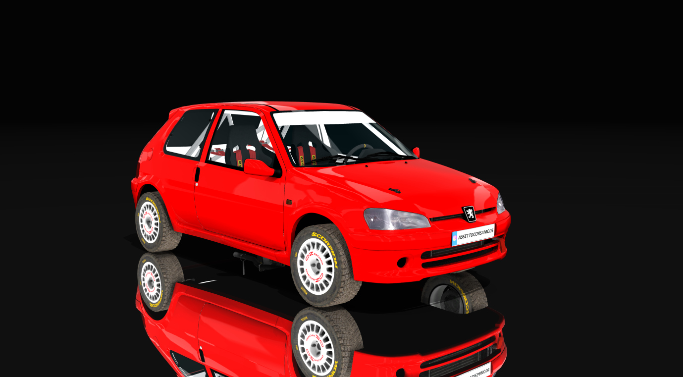 Peugeot 106 Rallye Gravel EVENTO RS N&F, skin 05_red