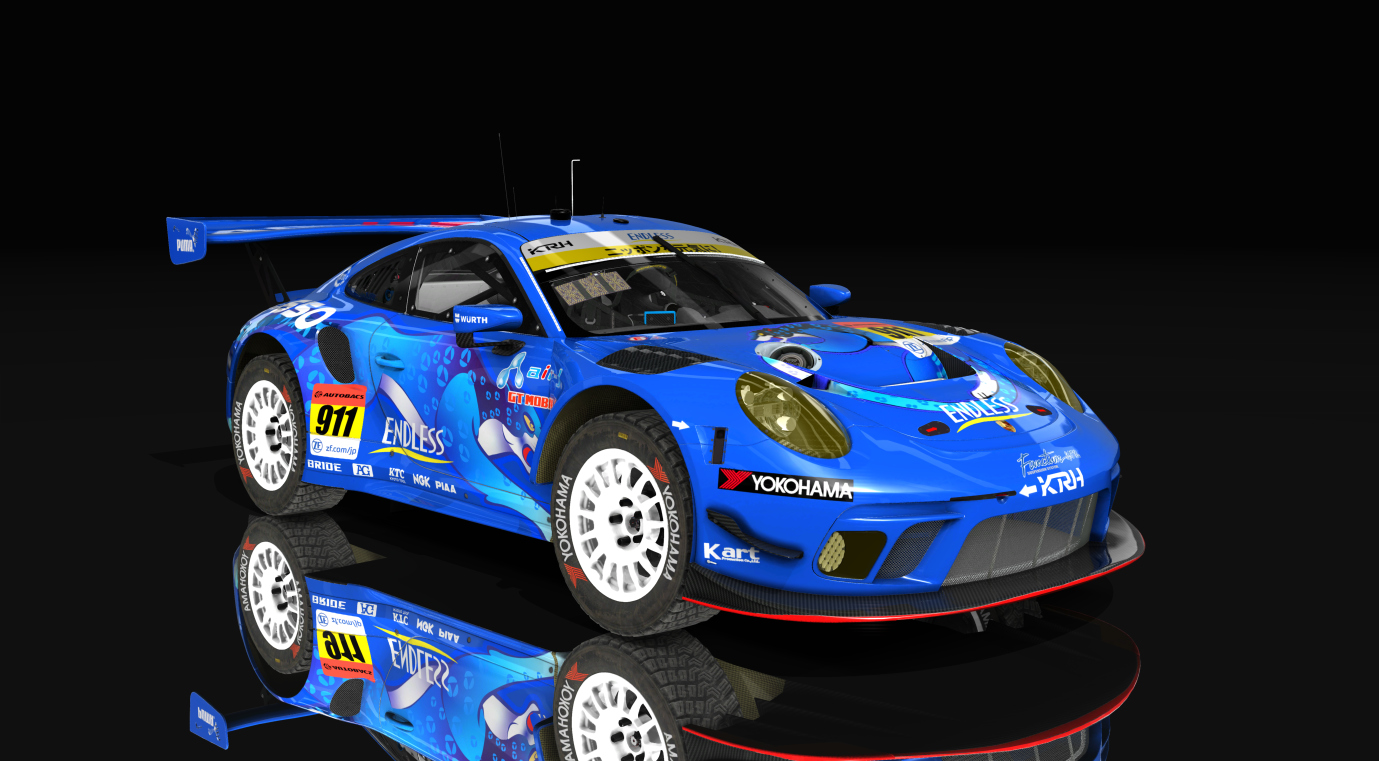 Porsche 911 GT3 R 2019 Gravel, skin 00_endless_911_gt300_blw