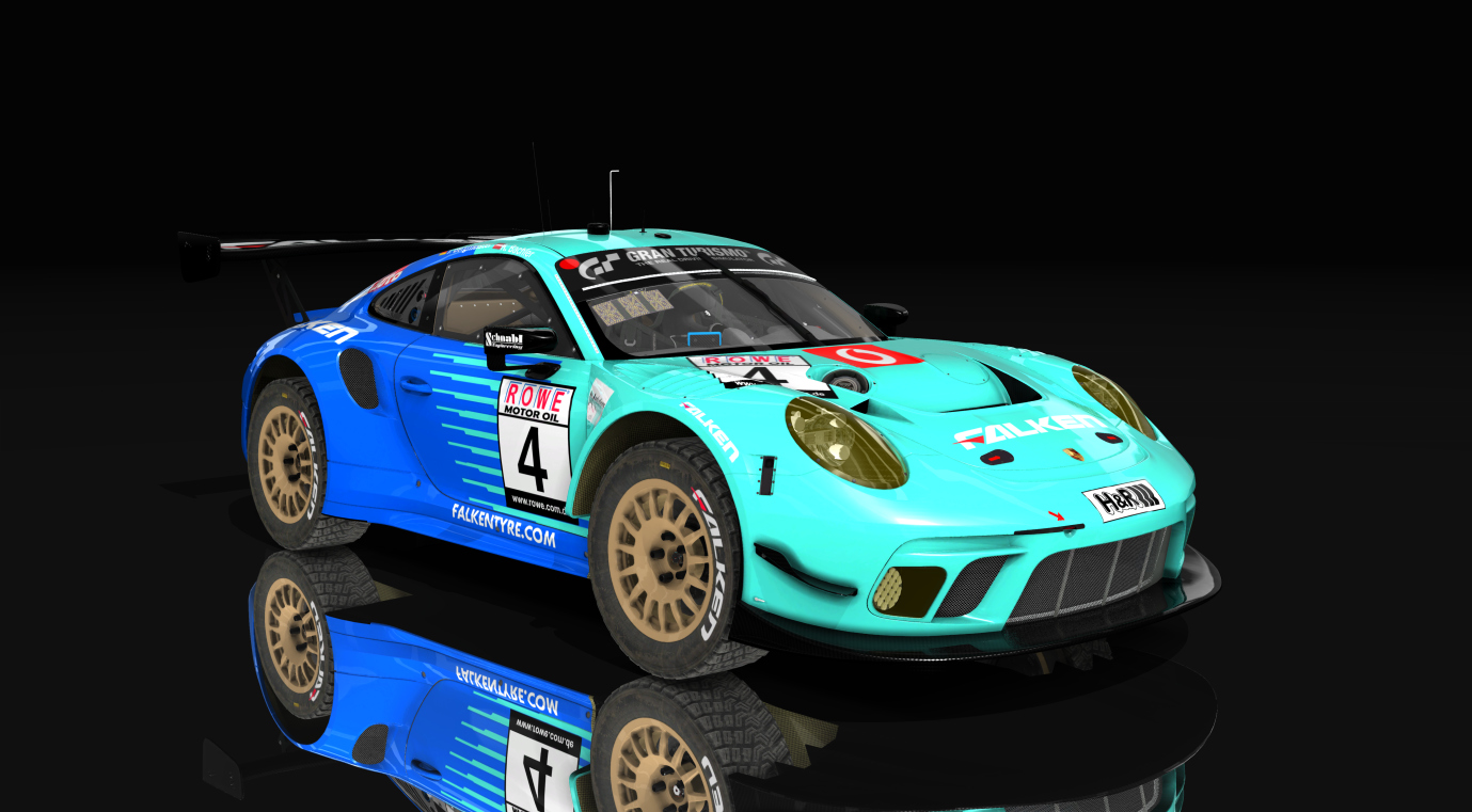 Porsche 911 GT3 R 2019 Gravel, skin 00_falken_motorsport_vln_4_2019