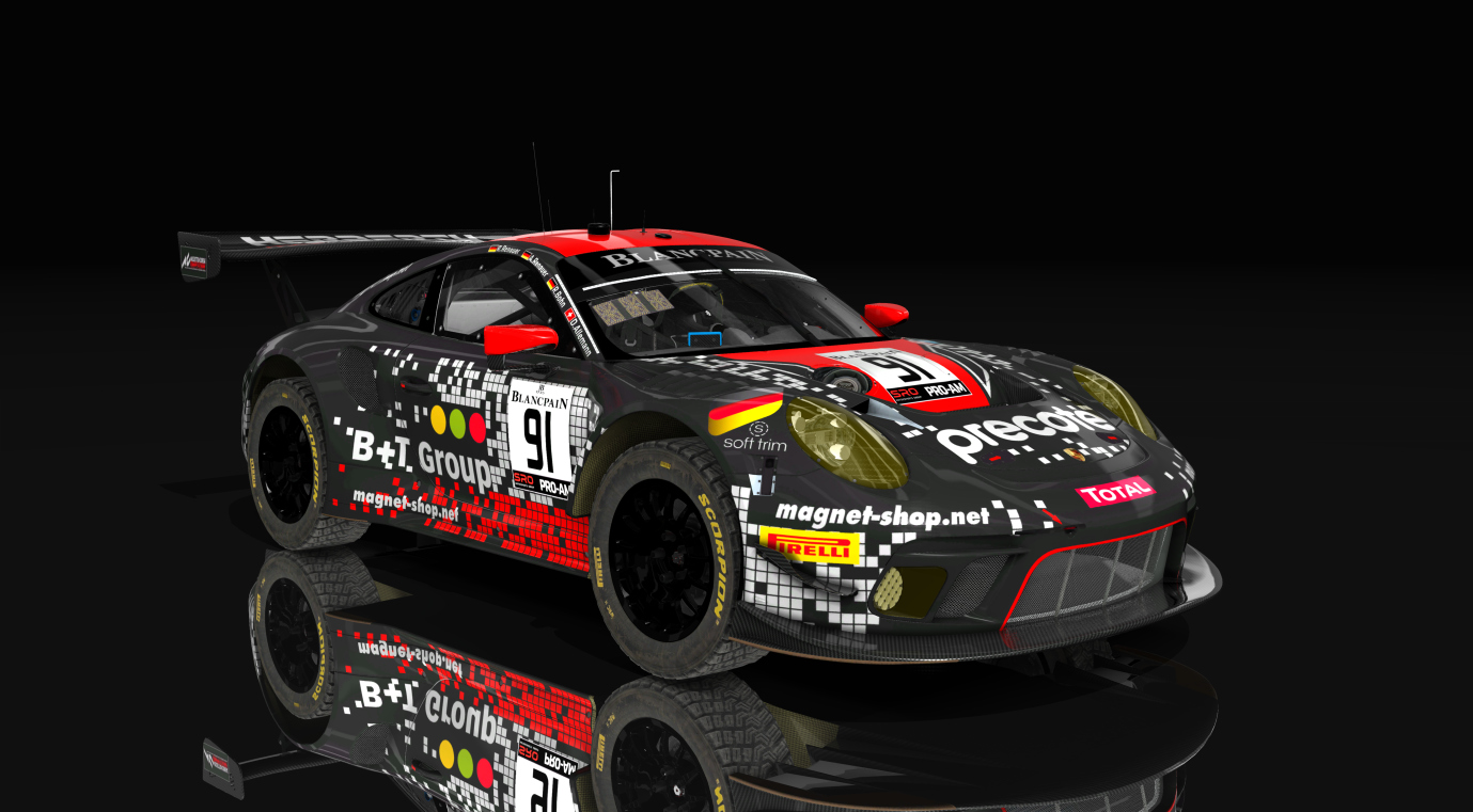 Porsche 911 GT3 R 2019 Gravel, skin 00_herberth_91_spa_24h_2019