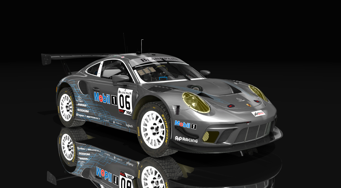 Porsche 911 GT3 R 2019 Gravel, skin 00_jar_mobil1_06