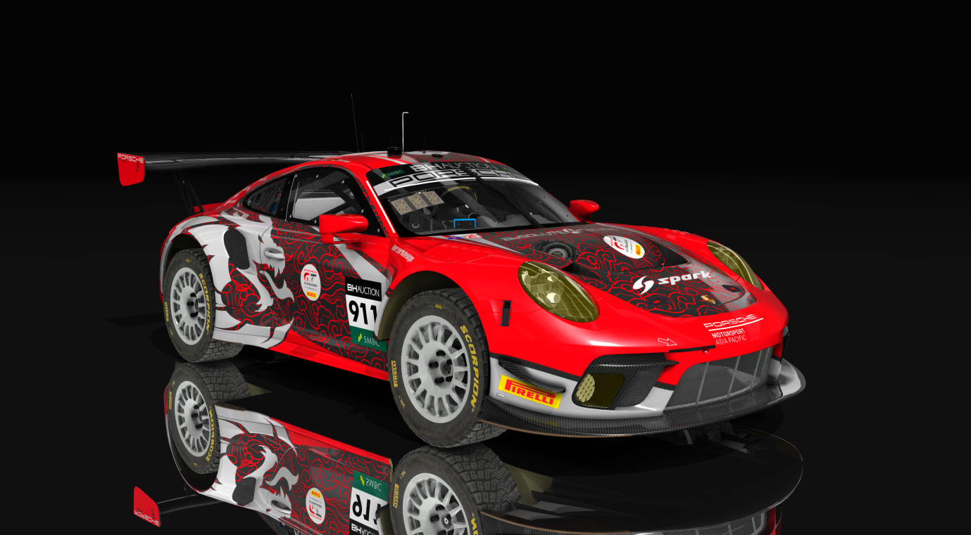 Porsche 911 GT3 R 2019 Gravel, skin absolute_racing_suzuka10h_2019