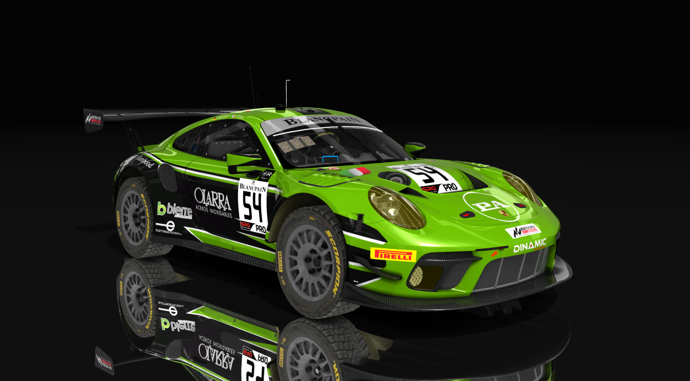 Porsche 911 GT3 R 2019 Gravel, skin dinamic_54_sprint_2019