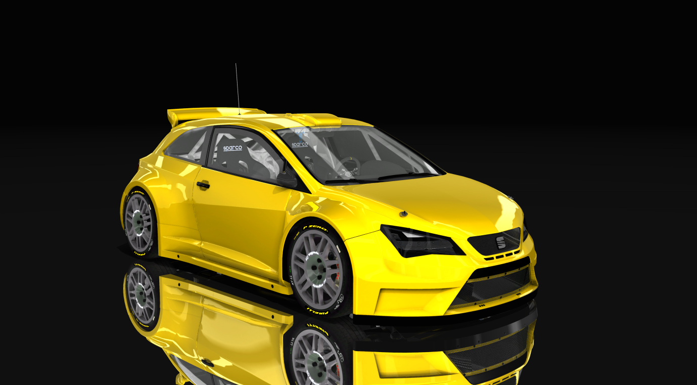 Seat Ibiza KitCar EVO Speedline, skin 02_yellow