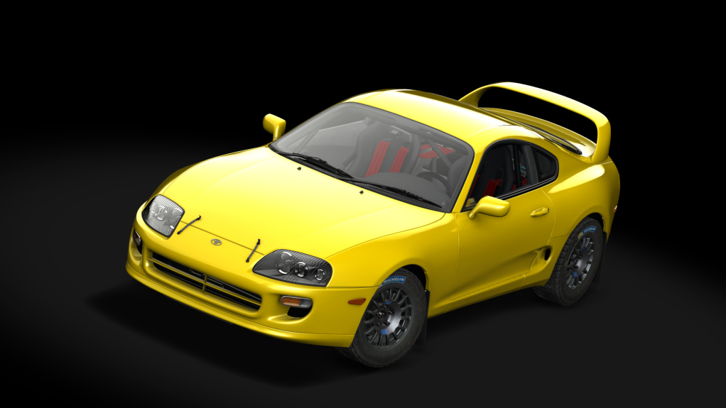 Toyota Supra AWD Gravel, skin Yellow