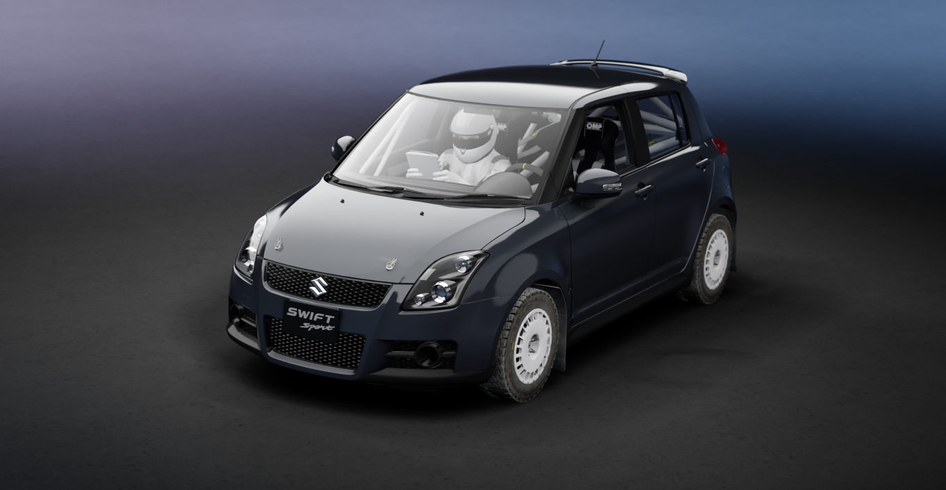 Suzuki Swift Sport Gravel Spec, skin 4Black