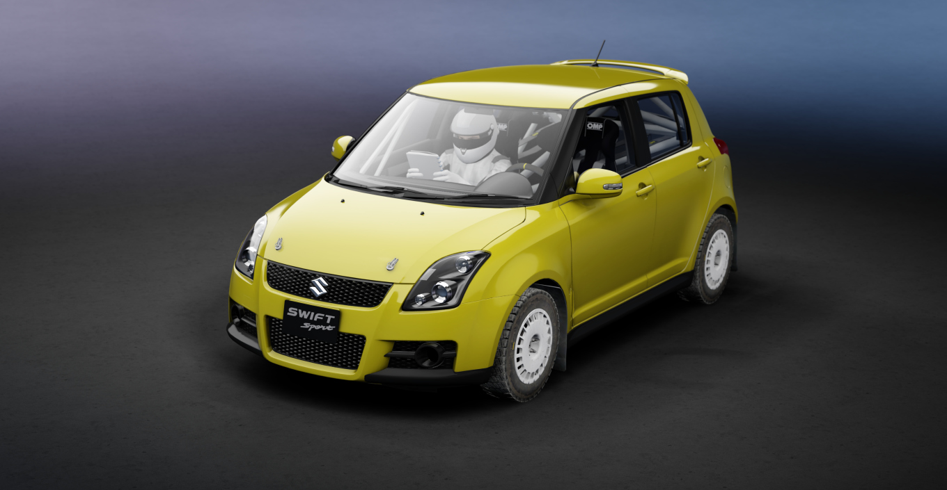 Suzuki Swift Sport Gravel Spec, skin 6Yellow