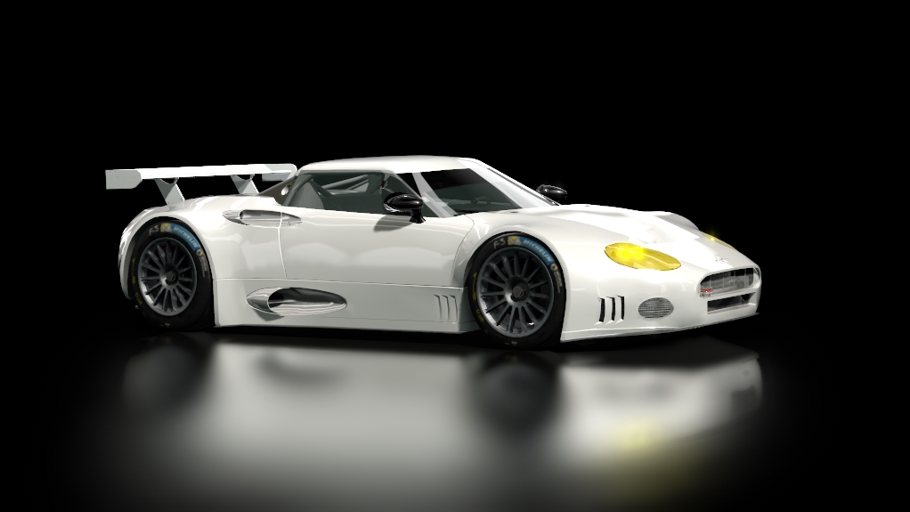 Spyker C8 Spyder GT2 AC Cup, skin white