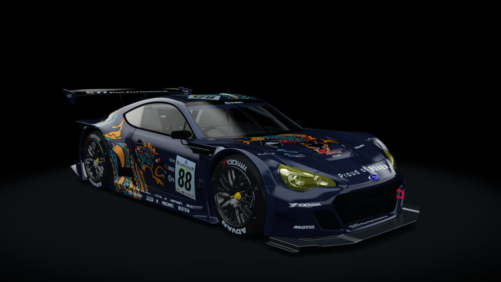 Subaru BRZ GT300 2012 AC Cup, skin 10