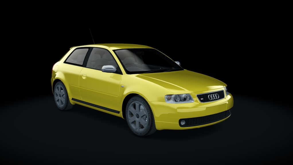 Audi S3 8L Stage 2 2002, skin Imola Yellow