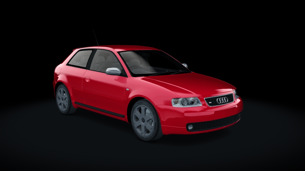 Audi S3 8L Stage 2 2002, skin Misano Red