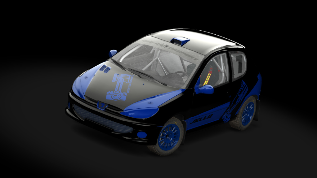Peugeot 206 Autocross, skin Jello