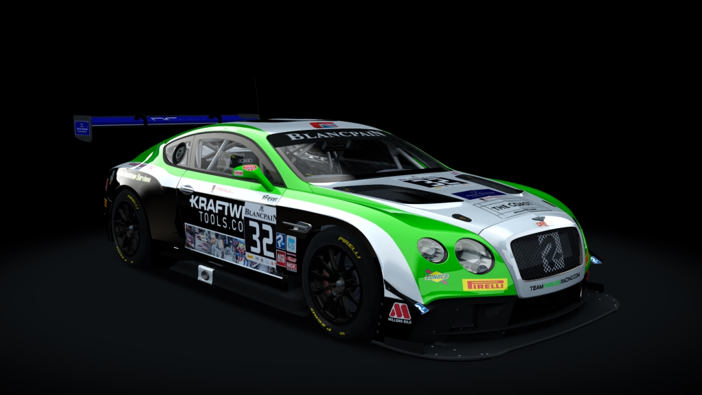 Bentley Continental GT3 2015 Sprint ACC AC Cup, skin 2018_parker_32a