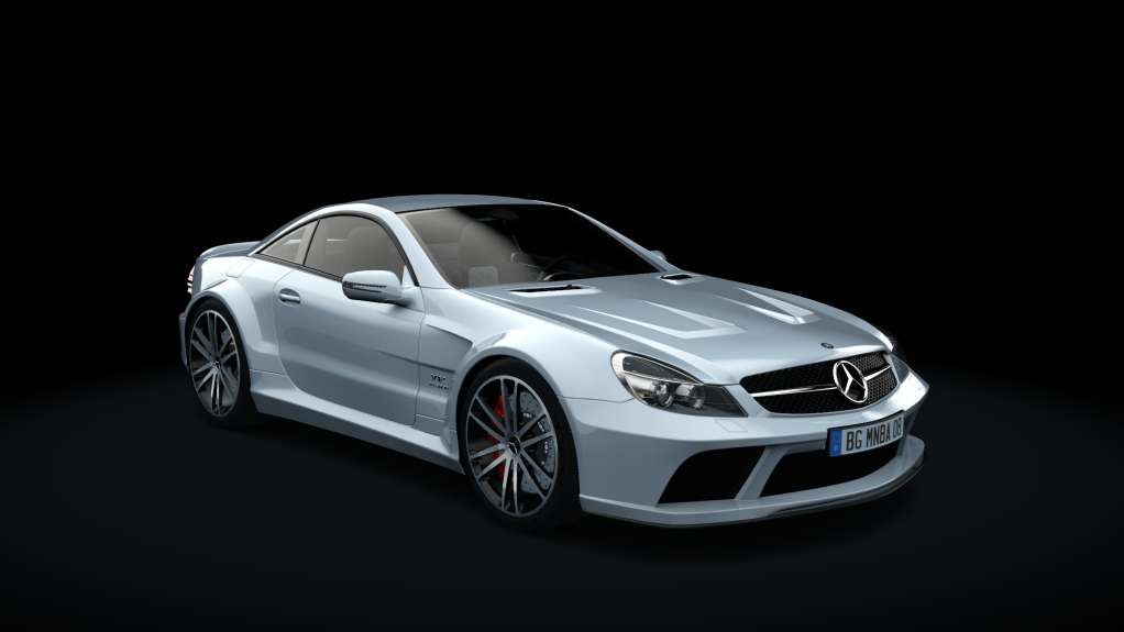 Mercedes-Benz SL65 AMG Black Series, skin Diamond White