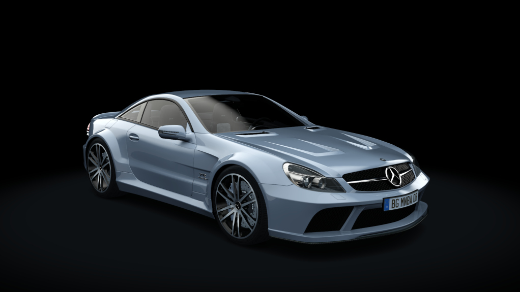 Mercedes-Benz SL65 AMG Black Series, skin Iridium Silver