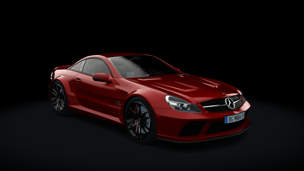 Mercedes-Benz SL65 AMG Black Series, skin Mars Red