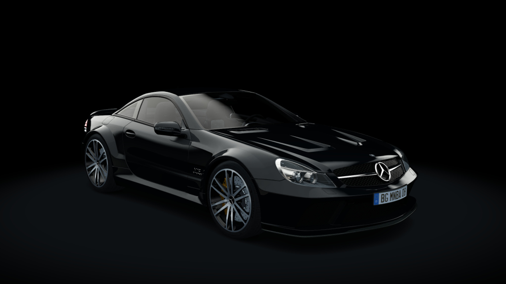 Mercedes-Benz SL65 AMG Black Series, skin Obsidian Black