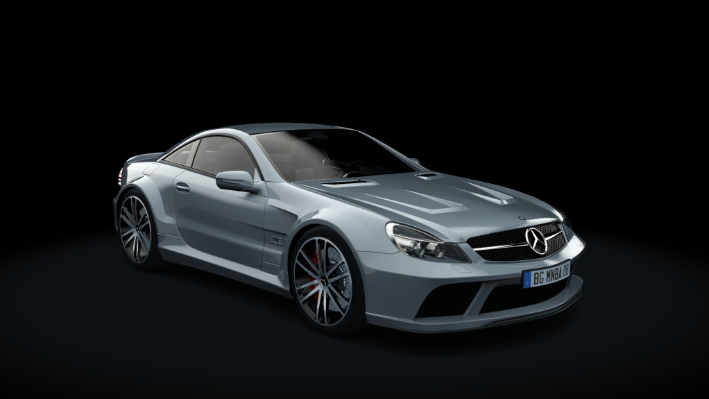 Mercedes-Benz SL65 AMG Black Series, skin Palladium Silver