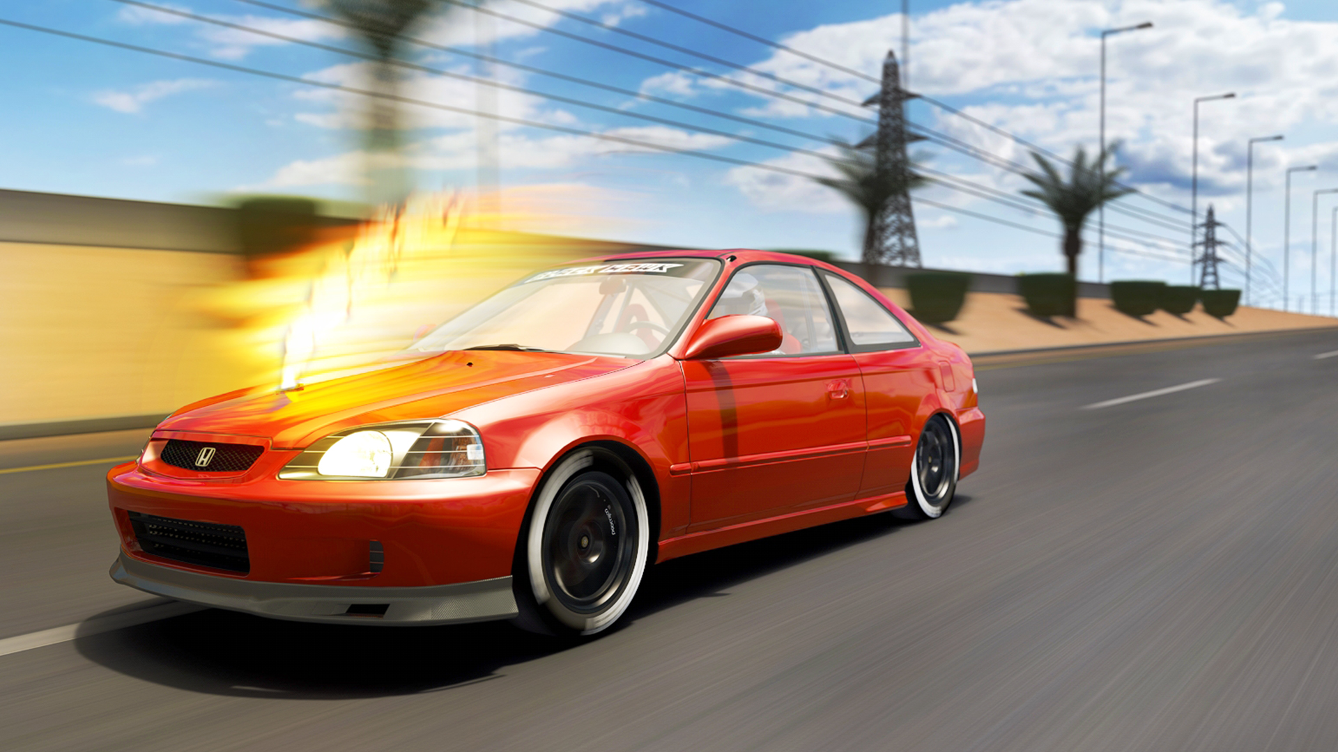 1999 Honda "Civic with a laptop" AWD MkEliteTuned LOUD StreetKiller 100PSI+, skin RED