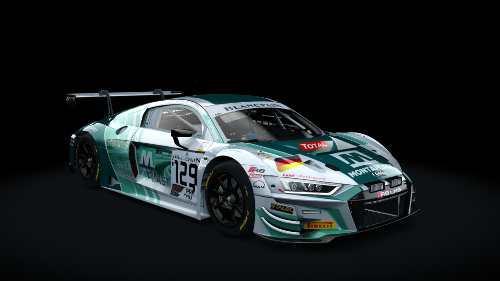 Audi R8 LMS EVO GT3 2019 AC Cup, skin Montaplast_#129